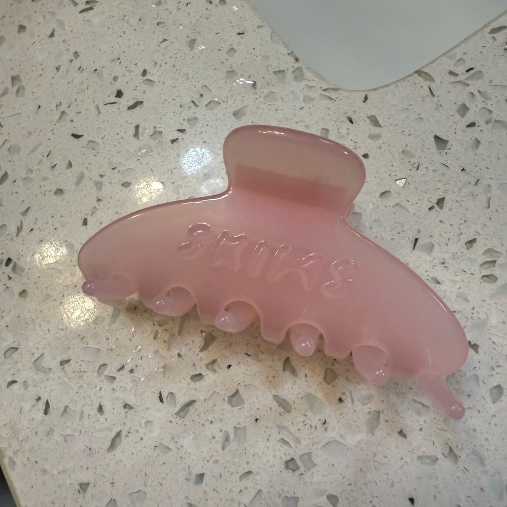 SKIMS Pink Hair Claw Clip